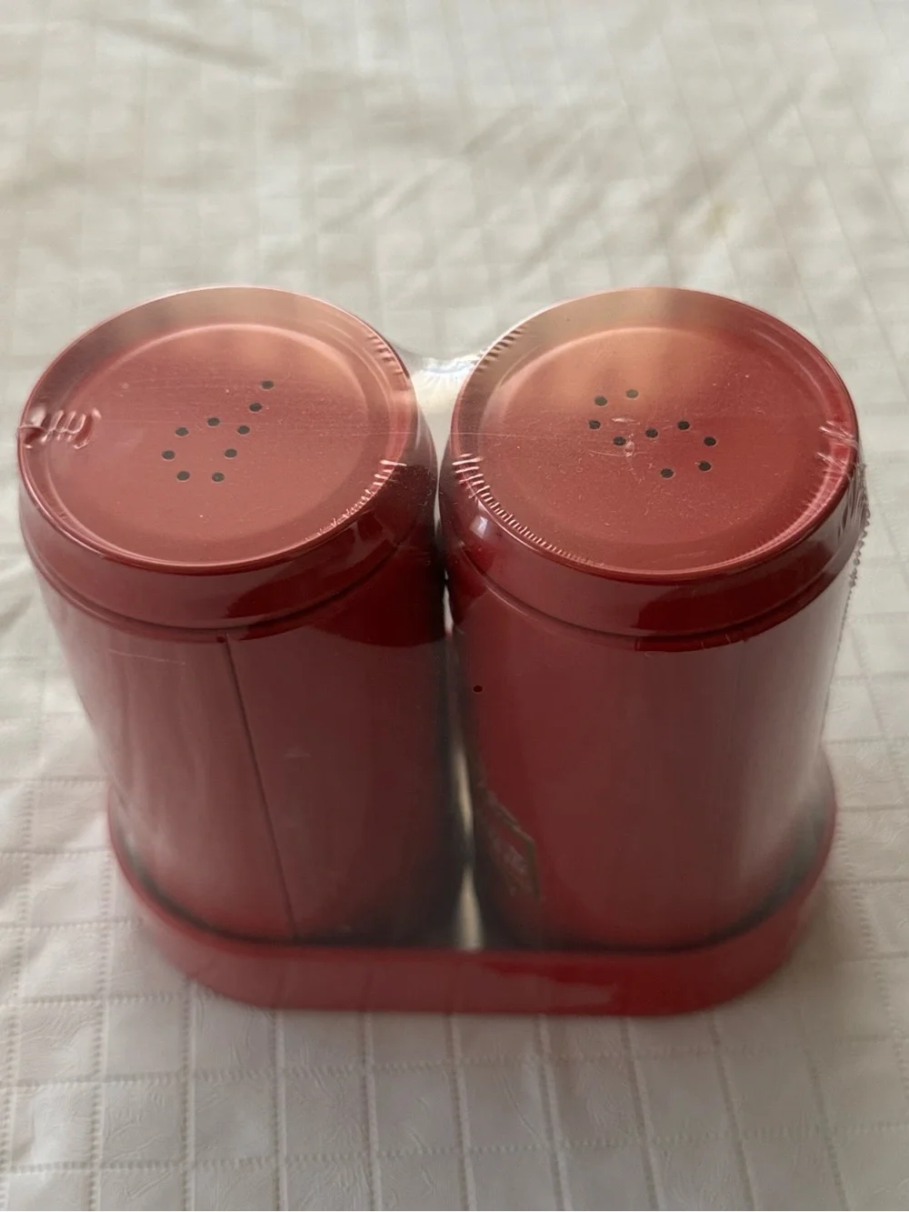 Coca Cola Red Salt & Pepper Canister Duo